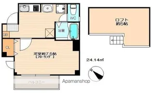 イル・グラッツィア天神南Ⅰ【4階】の間取り