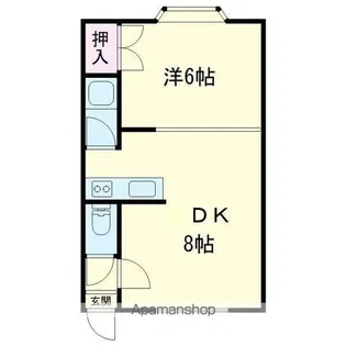 フレグランス【304号室】の間取り
