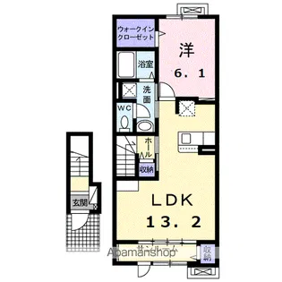リヴァージュ K【2階】の間取り