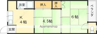 村田マンション【302号室】の間取り