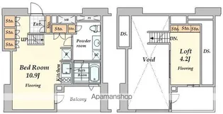 プレミアブラン代々木公園【9階】の間取り