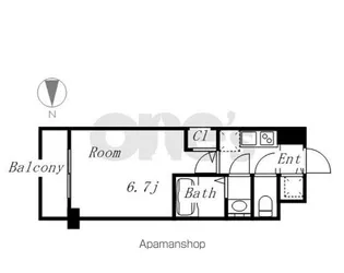 オーキッドレジデンス鶴舞(旧S-RESIDENCE鶴舞)【4階】の間取り