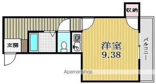 アズマハイツ【3階】の間取り