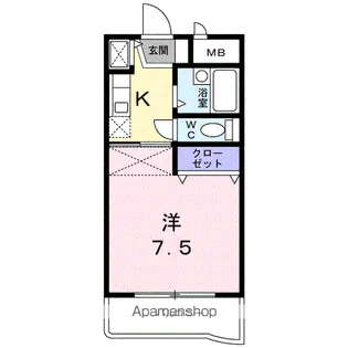 MAISON JEUNESSE【1階】の間取り