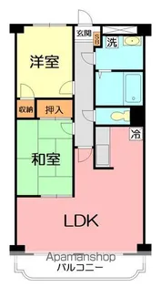 UNO PALACE【4階】の間取り