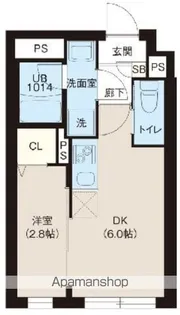 レピュア大山レジデンスⅡ【2階】の間取り