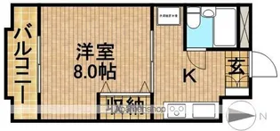 エステートエンゼル【3階】の間取り