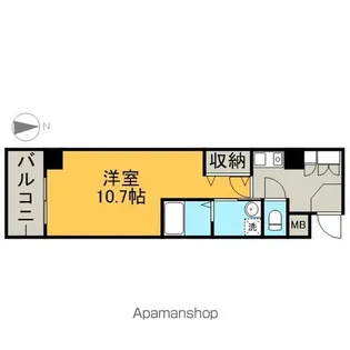 サウス名駅【13階】の間取り