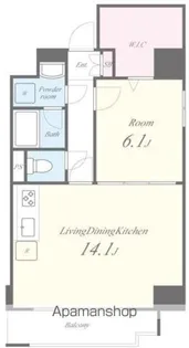 アンティエ メゾン【9階】の間取り