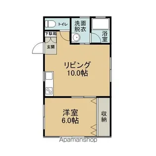 グランシャリヨ・F【101号室】の間取り