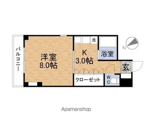 フローラルガーデン【B207号室】の間取り
