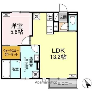 アルファコート【2階】の間取り