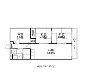 サンクリエート【101号室】の間取り