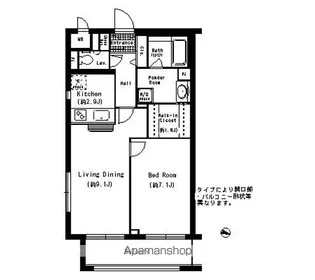 ルミエール中町【2階】の間取り