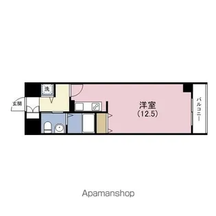 シティヒルズ安堂寺【5階】の間取り