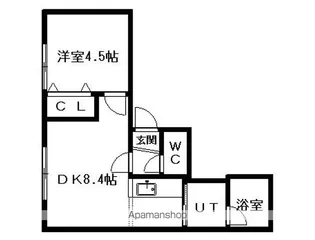 ノーザンライツ【3階】の間取り
