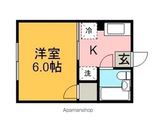 シティーハイムたまプラーザ【1階】の間取り