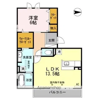 OTT’S K(オッツケー)【3階】の間取り