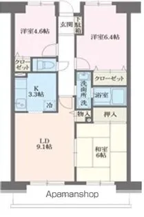 コンフォート津田沼壱番館【8階】の間取り