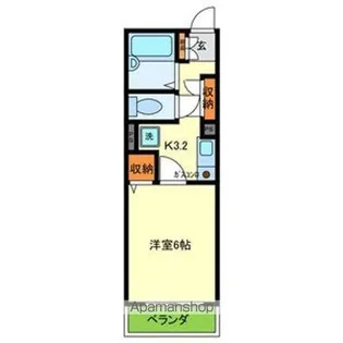 アライブ滝本【2階】の間取り