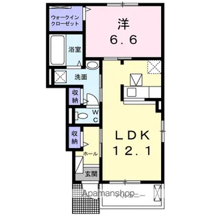 ハッピー アライブⅠ【1階】の間取り