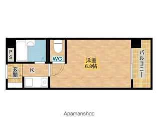 ビッグポンド【207号室】の間取り