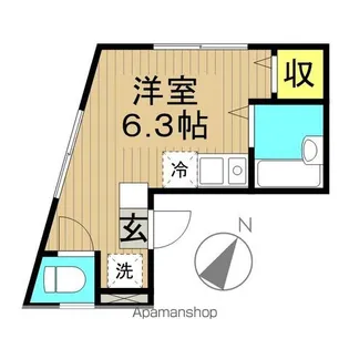 カーサK【201号室】の間取り