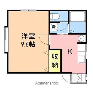コーポ岳【1階】の間取り