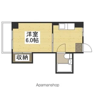 ドーミトリー人見【3階】の間取り