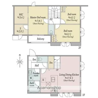 WINDSOR COURT【1階】の間取り