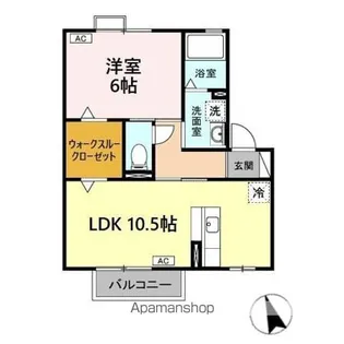 プランドール柊【2階】の間取り