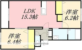 LE・CHALEUR LEGERⅡ(ルシャルールレジェⅡ)【1階】の間取り