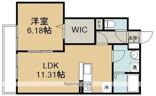 フィオーレ【1階】の間取り