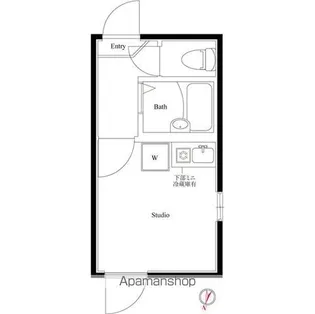 ブリリアント北千住【1階】の間取り