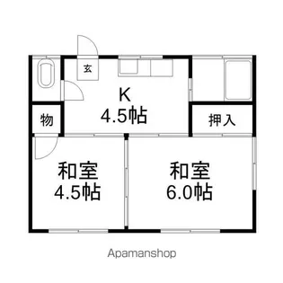 いずみ荘【101号室】の間取り