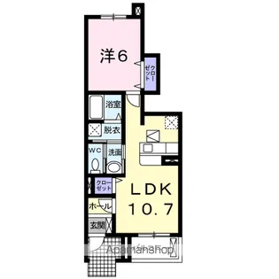 ブライト・パーク東雲【1階】の間取り
