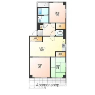 パピヨンカトー【2階】の間取り