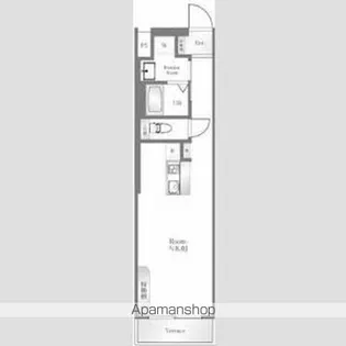 ダイアパレス中野本町【101号室】の間取り