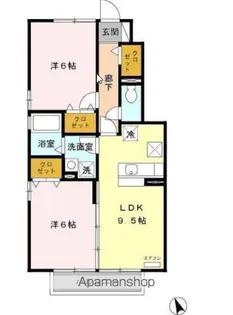 フェアリーコート【1階】の間取り