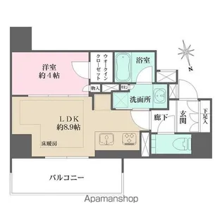 ザ・パークハウス上前津フロント【8階】の間取り