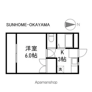 サニーヒルズ泉田Ⅰ【202号室】の間取り