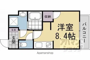 EXCEED御所東【305号室】の間取り
