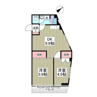 第25大協ビル【2階】の間取り