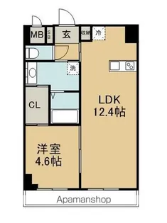 GROWTH EHIRA【5階】の間取り