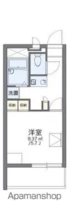 レオパレスハピネス湘南【2階】の間取り