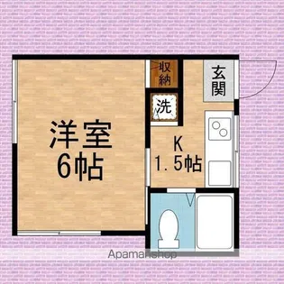 ハイムサク【2階】の間取り