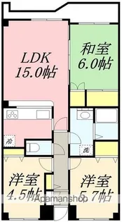 マンションRIVAGE(マンションリヴァージュ)【1階】の間取り