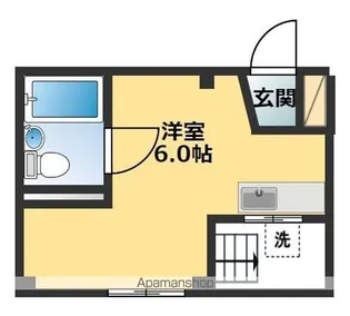 鎌田ビル【302号室】の間取り