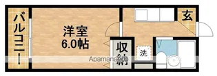 睦町ハイツ【1階】の間取り