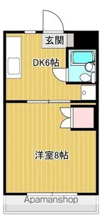 MANSION DIANA(マンションダイアナ)【1階】の間取り